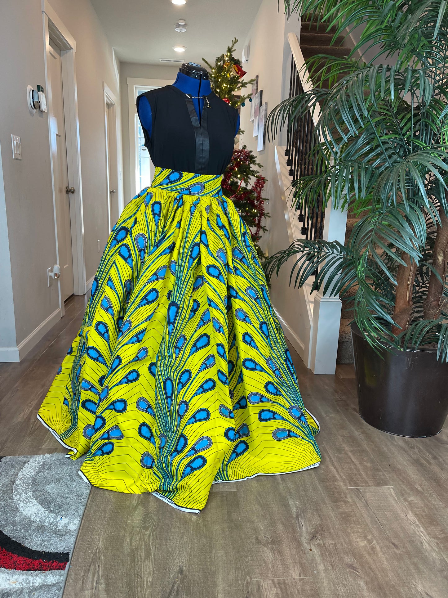African Skirt/Ankara Skirt/African Clothing/VA31