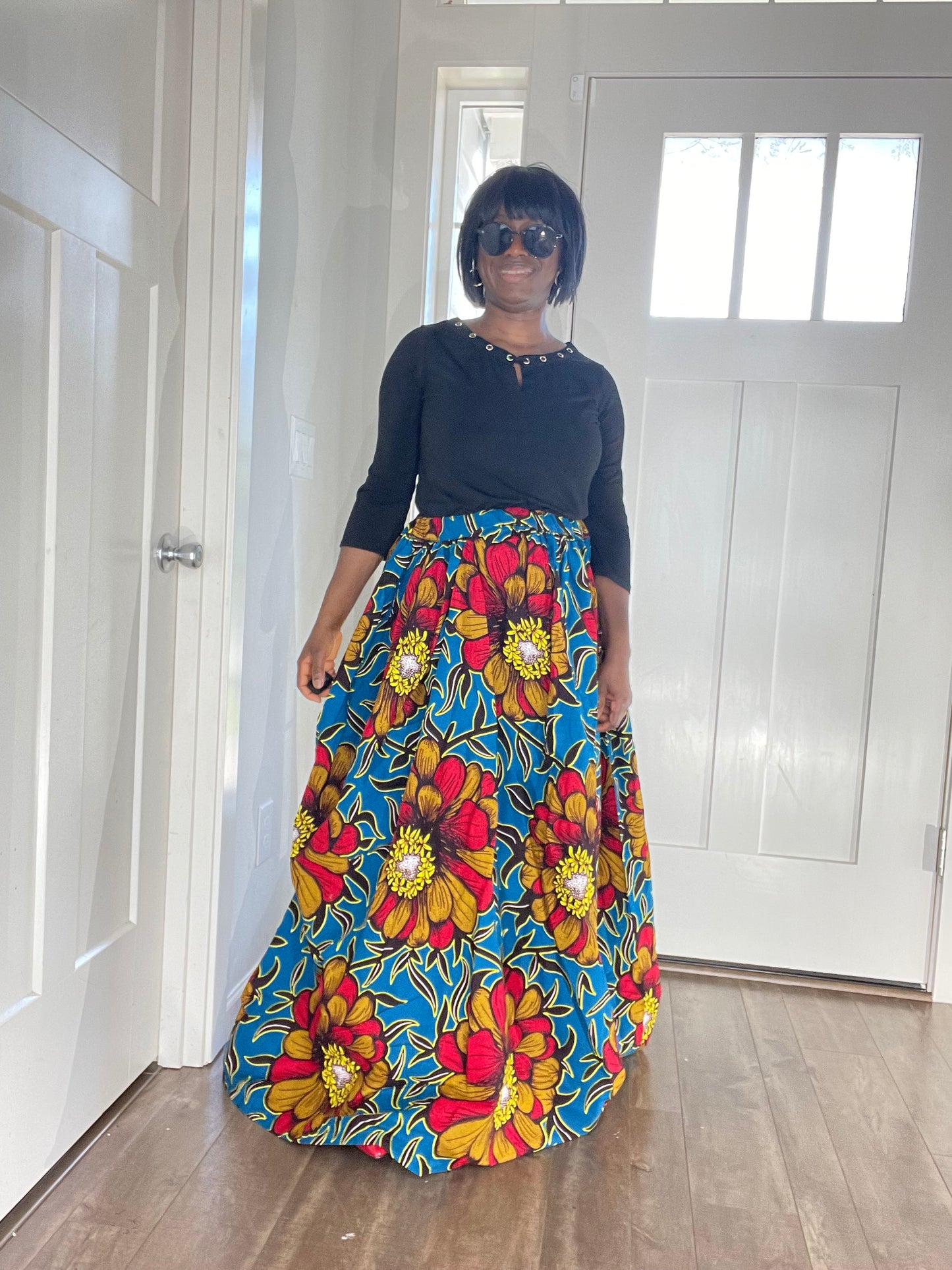 African Women Skirt/Ankara Skirt/African Print Skirt/VA7