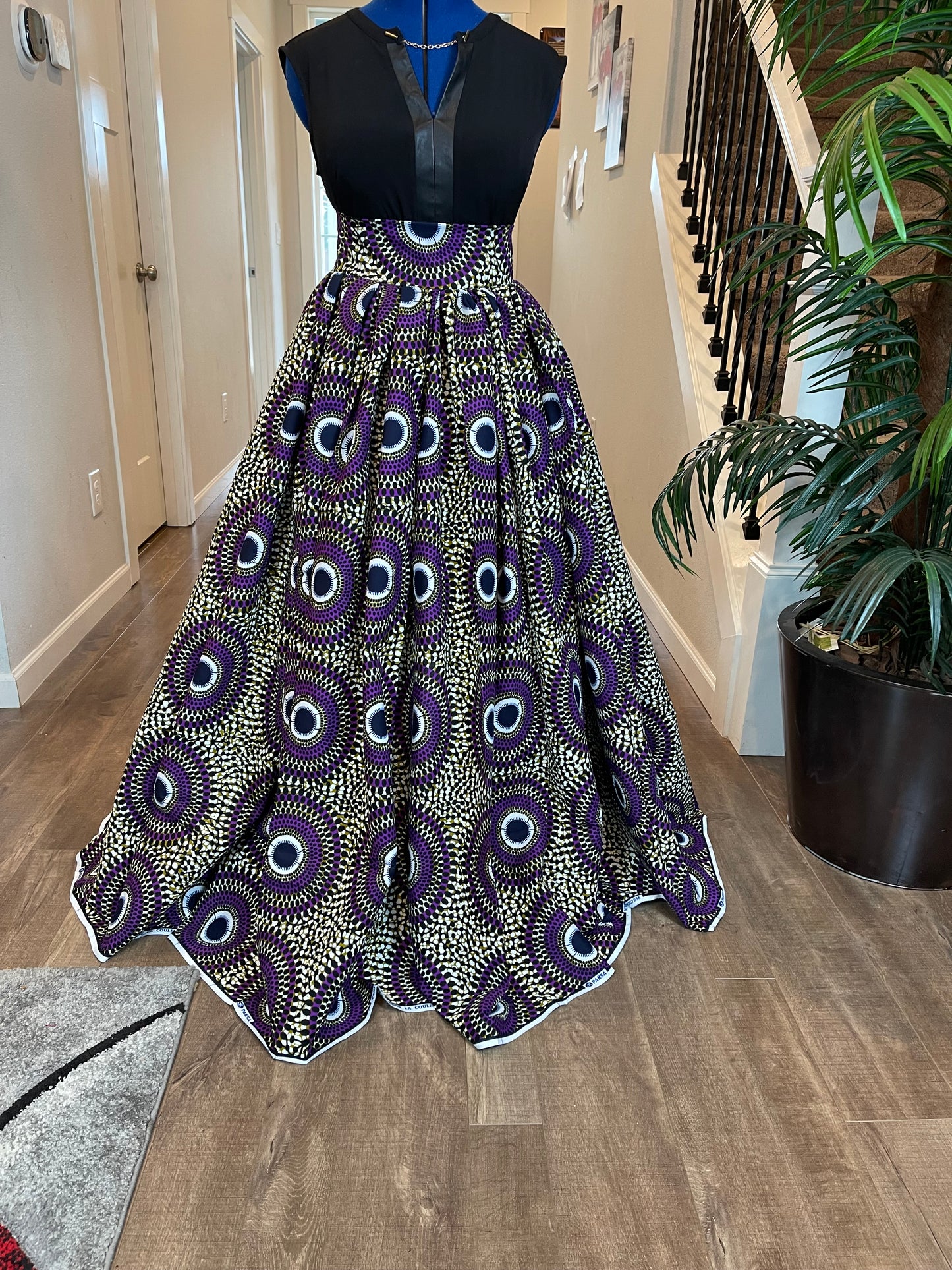 African Skirt/Ankara Skirt/Boho Skirt/VA14/African Clothing
