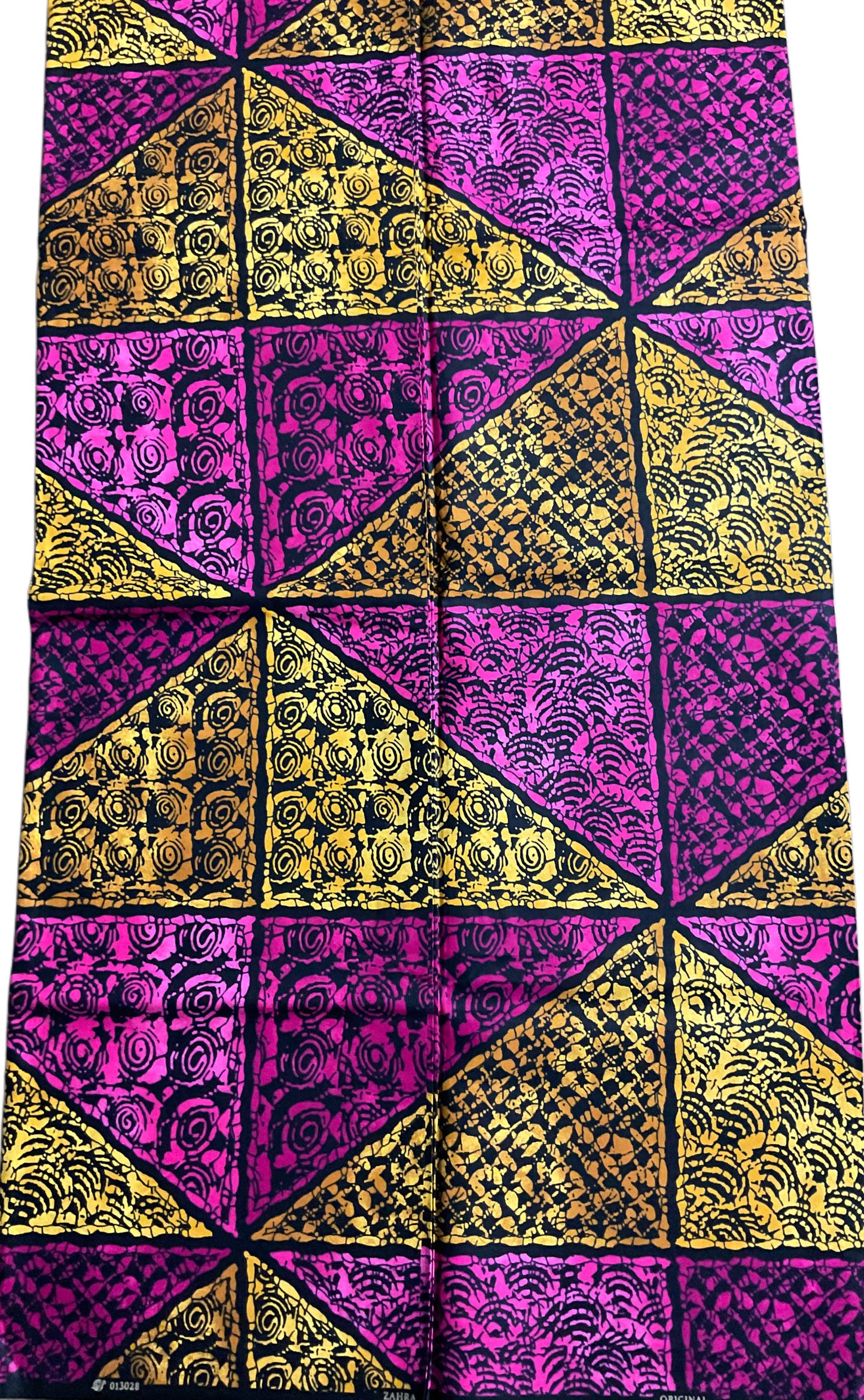 African Fabric/African Print/Ankara-Yellow Circle Square Design/Block Print Fabric/Cotton Fabric/Quilt Fabric/MK908X
