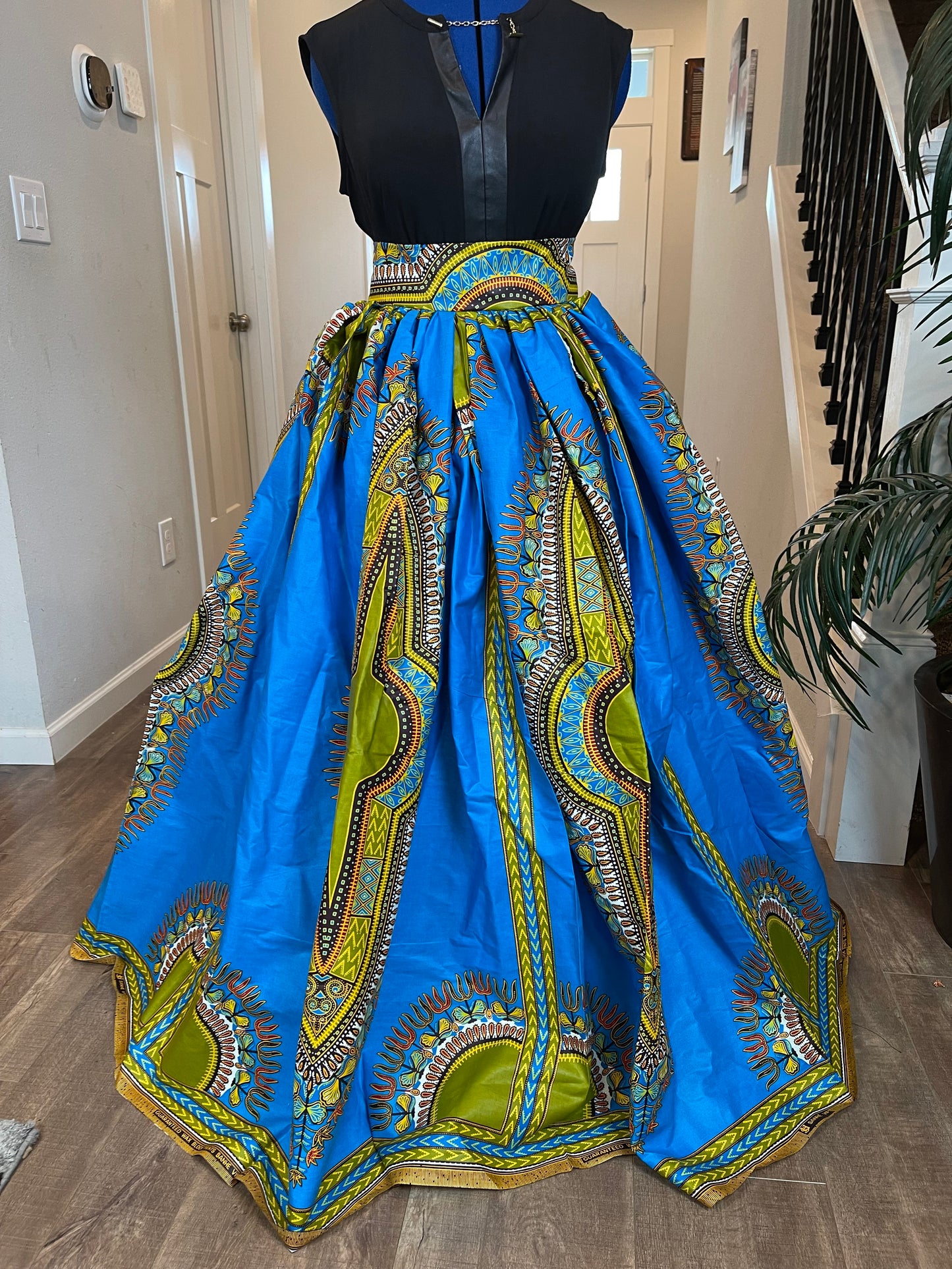 African Skirt/Ankara Skirt/Plus Size Skirt/African Print Skirt/VA9