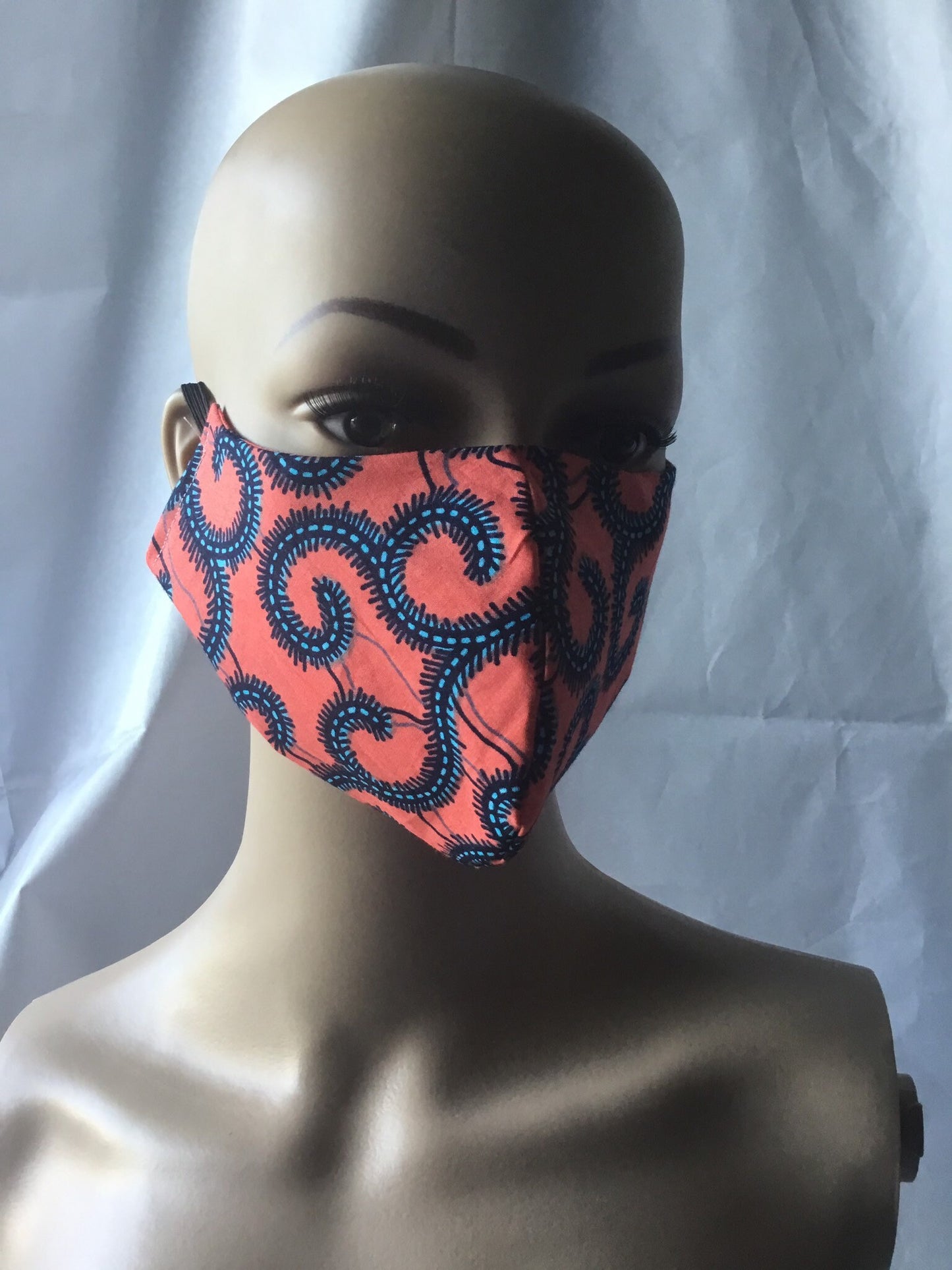 Buy 2 get 1 free Face Mask/Washable Mask/Reversible 100% cotton African Mask/Made in the USA African face mask/ African Mask with nose wire/