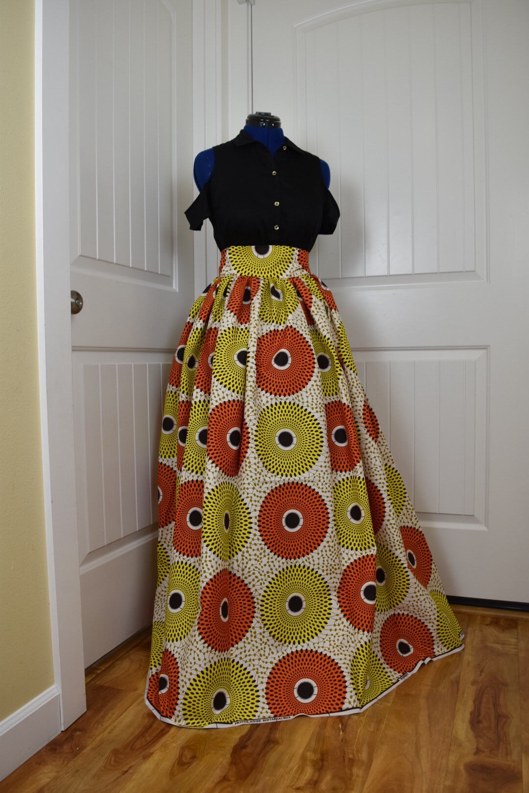 African clothing maxi skirt/ African women clothing/ Ankara maxi skirt/ African print skirt/ Ankara long skirt/ latest African fashion skirt