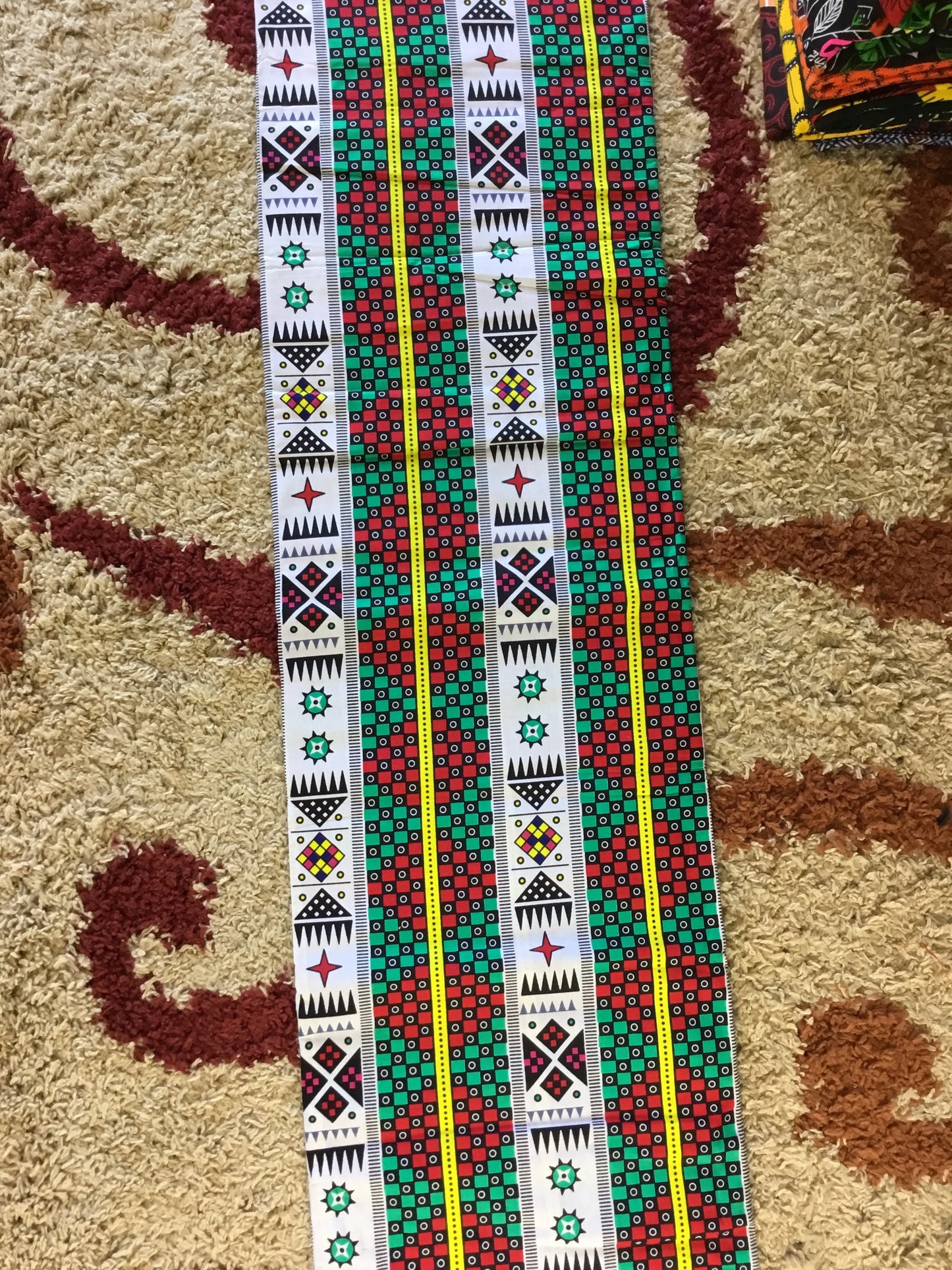 Red and white African Fabric/African prints/ Ankara fabric/African wax/Hollandais/ Blue and white African Kente/blue and white fabric/MK788a