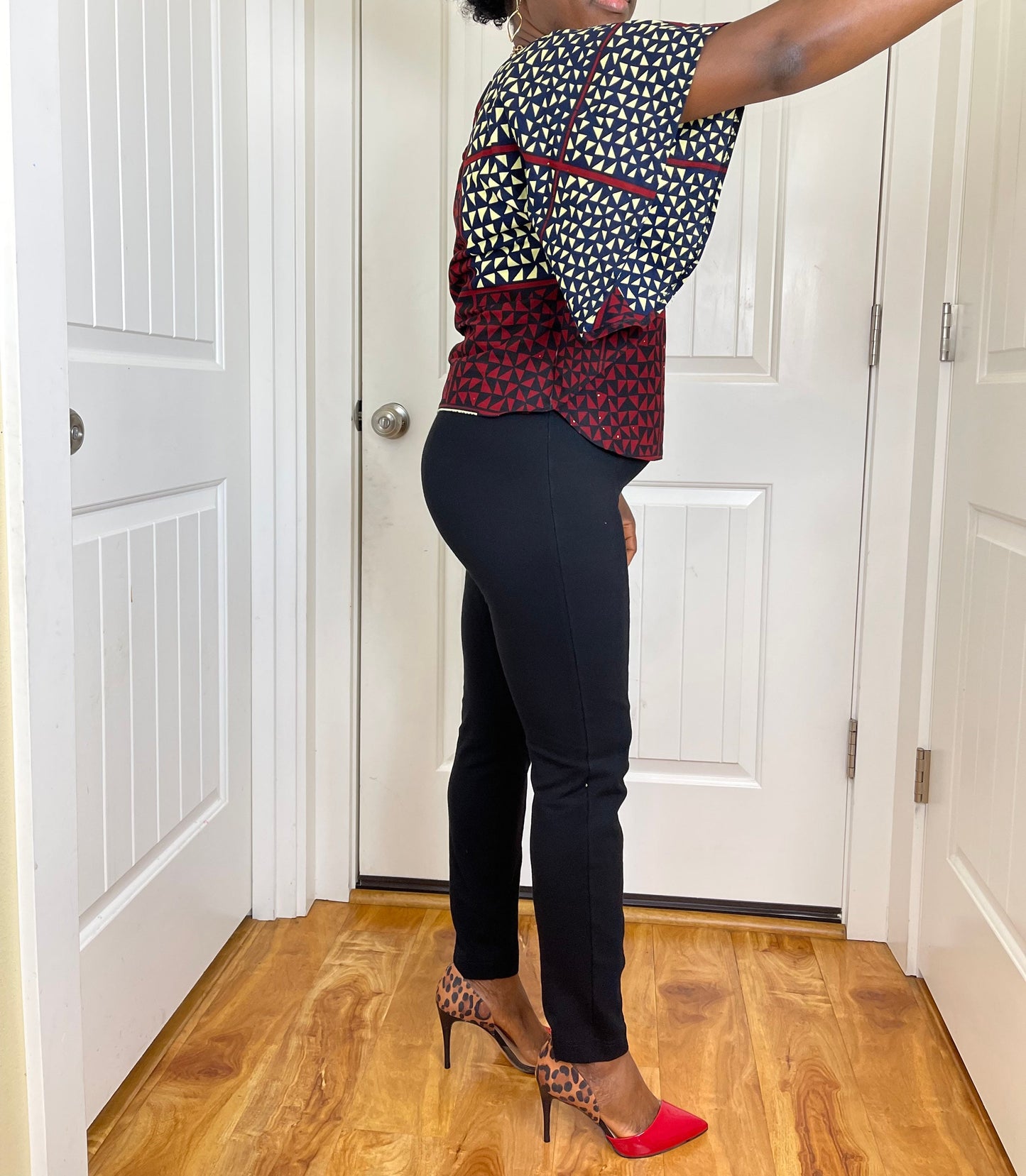 African Blouse/Ankara Top/Summer Blouse/TK84