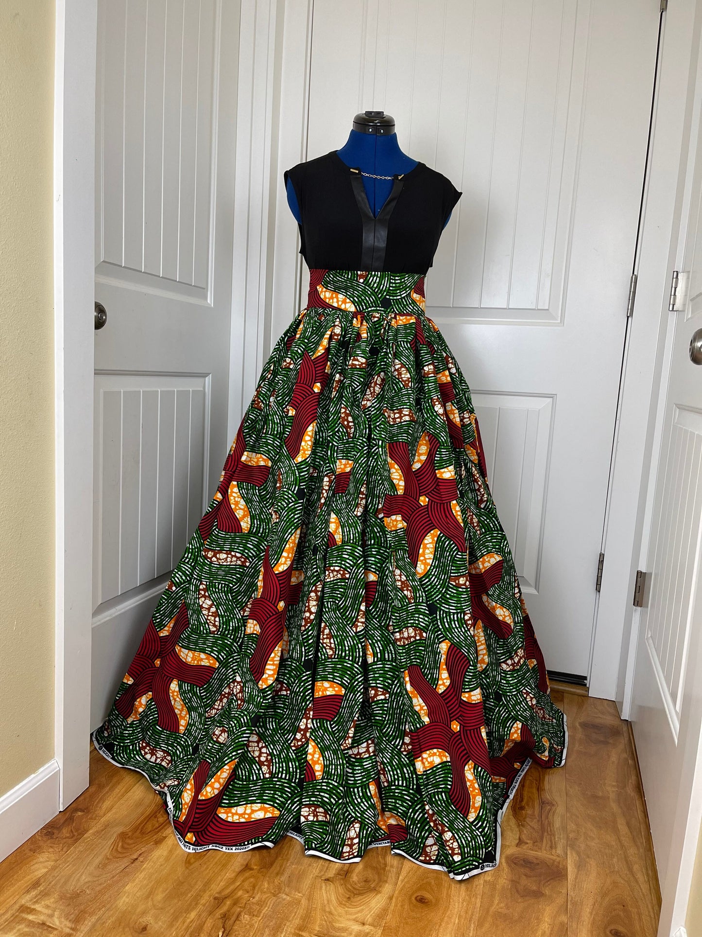African skirt/Danshiki skirt/Ethnic skirt/Ankara skirt/DR1