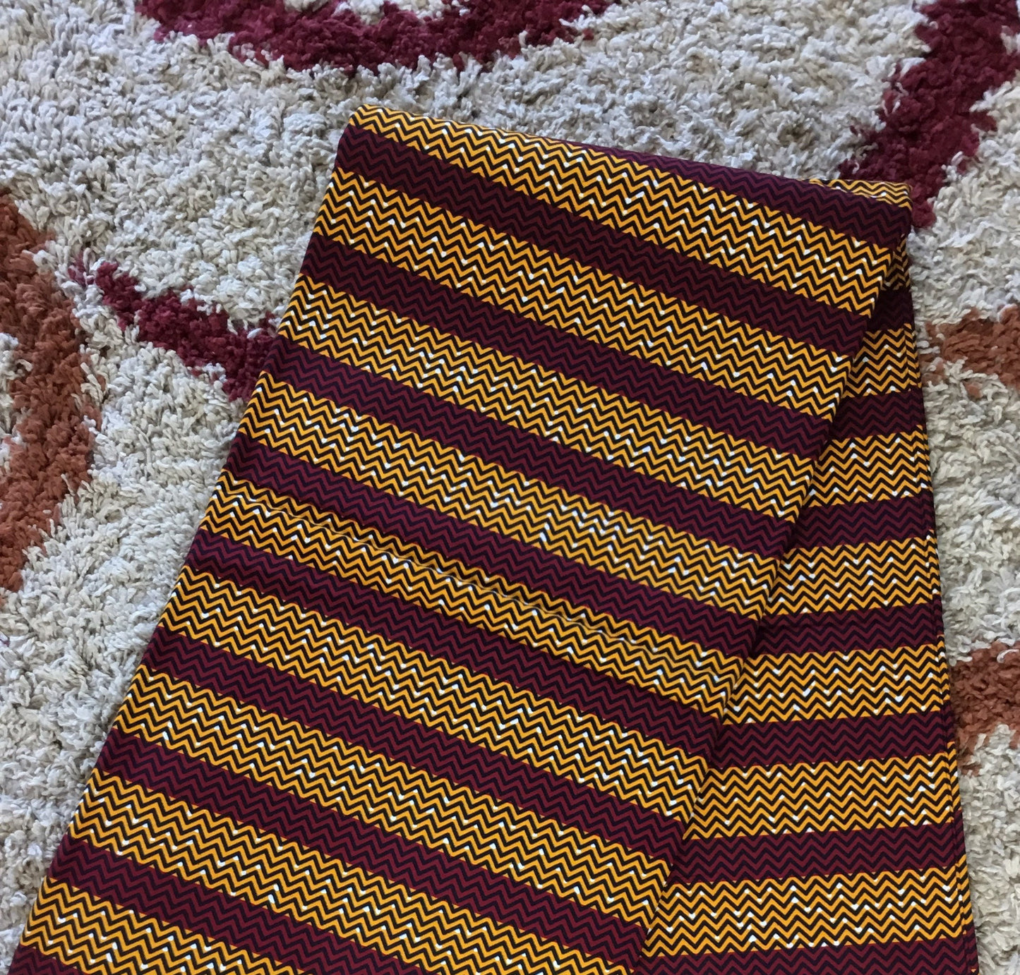 African Fabric/African prints/ Ankara fabric/ Wax print/ African fabric for decor/ African fabric for crafts/African headwrap/MK609