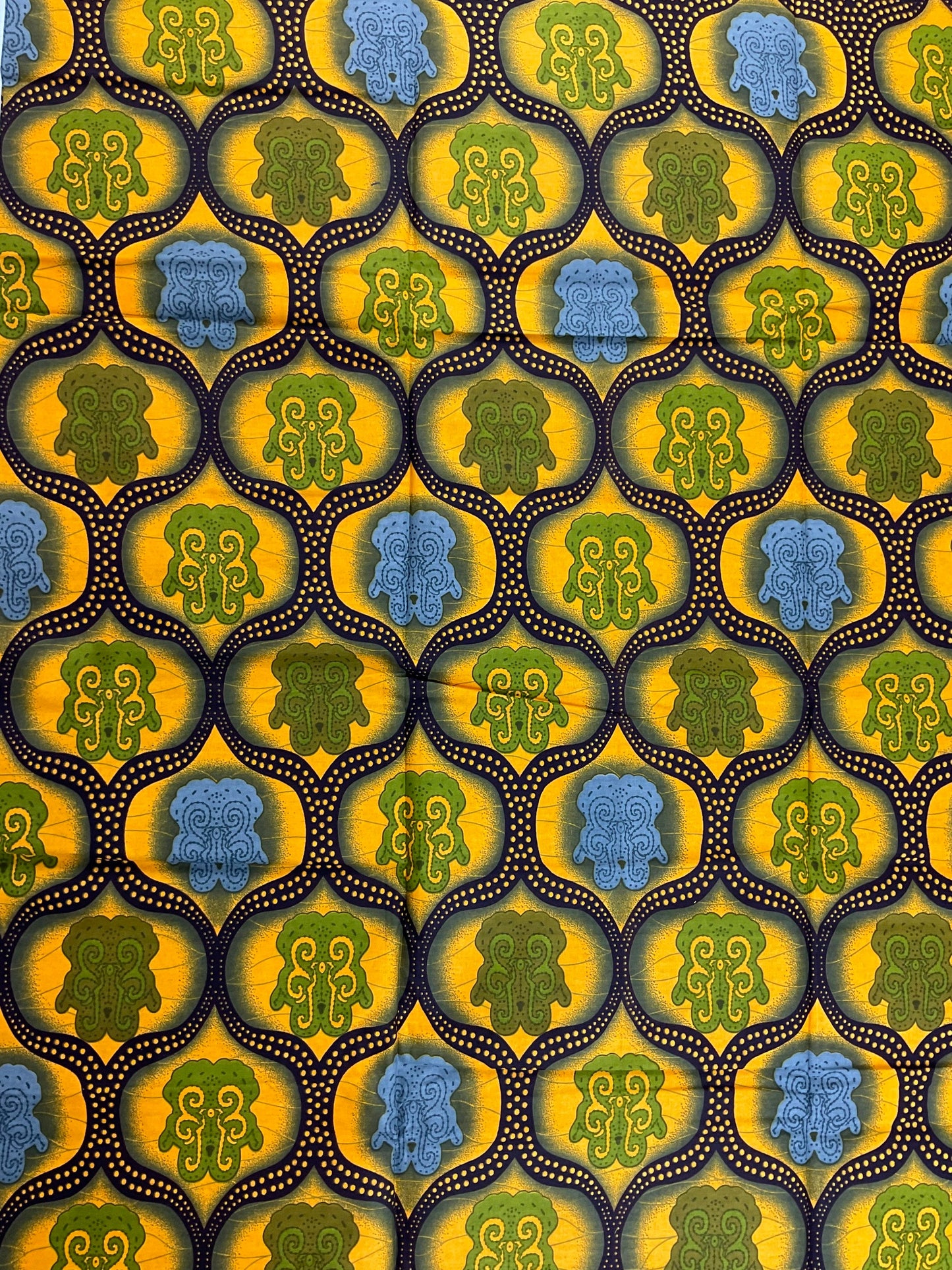 Gold African Fabric/African prints/ Ankara fabric/ African fabric by the yard/ Wax prints/ African fabric for apparels/MK462