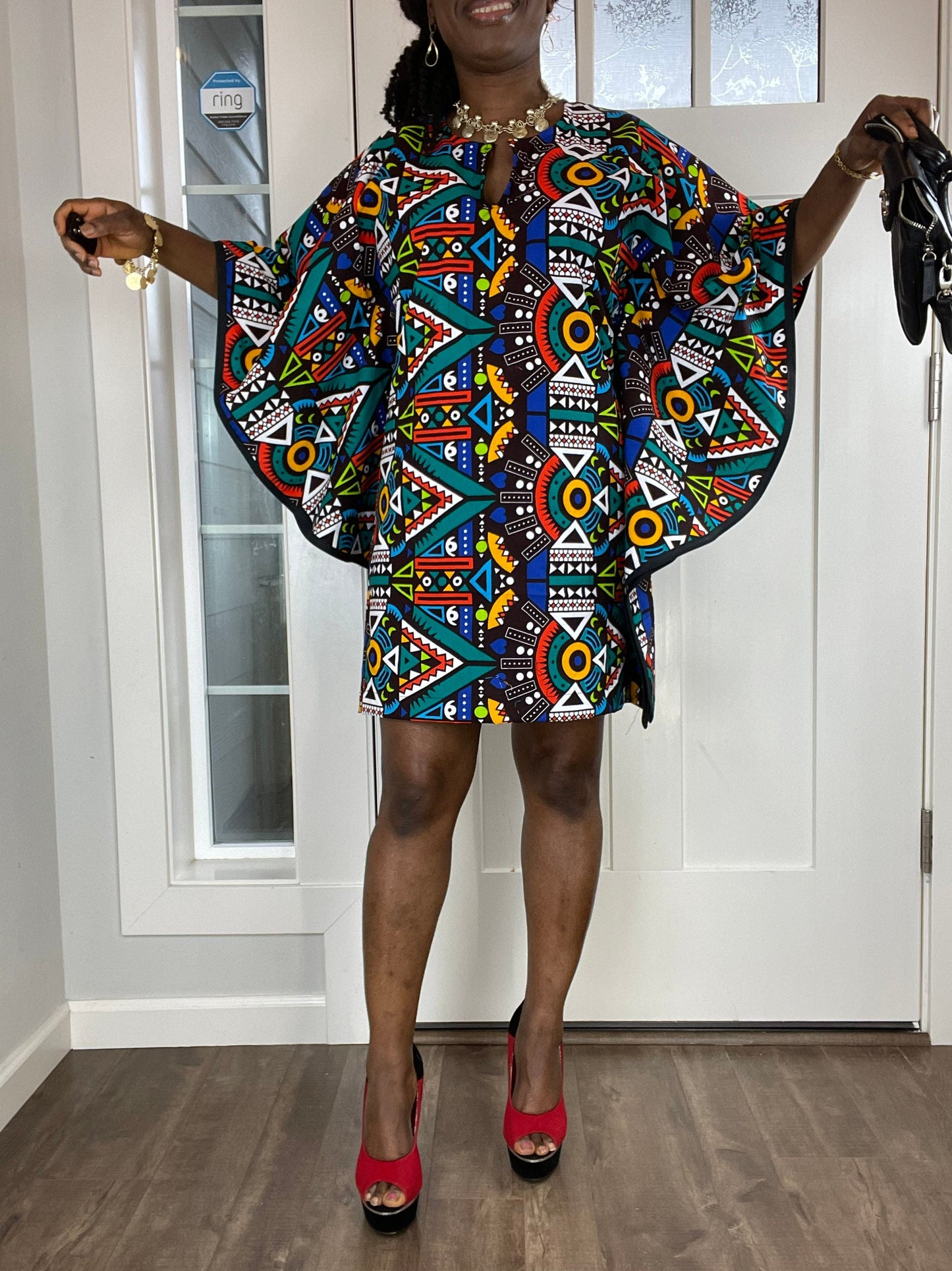 African Dress/Plus Size Dress/Dress/African Clothing/PK4
