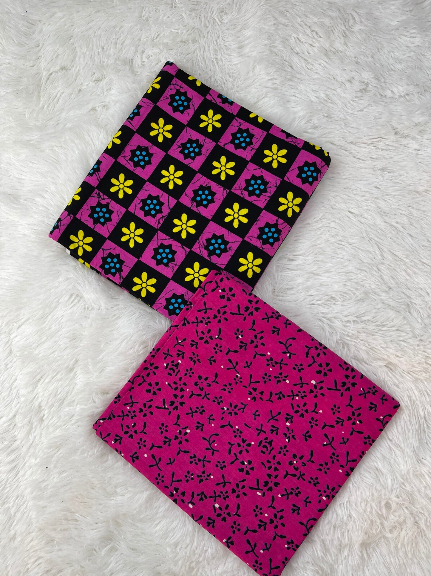 Mix and matched African Fabric/Ankara fabric/ African fabric by the yard/ Wax prints/ African fabric for apparel/MK431/Ankara/African Print
