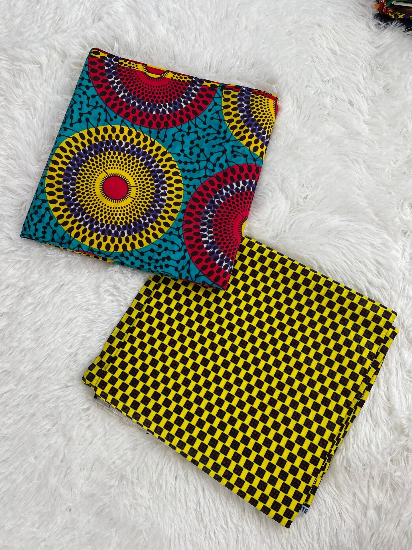 Mix and matched African Fabric/African prints/ Ankara fabric/ African fabric by the yard/ Wax prints/ African fabric for appare/MK432x