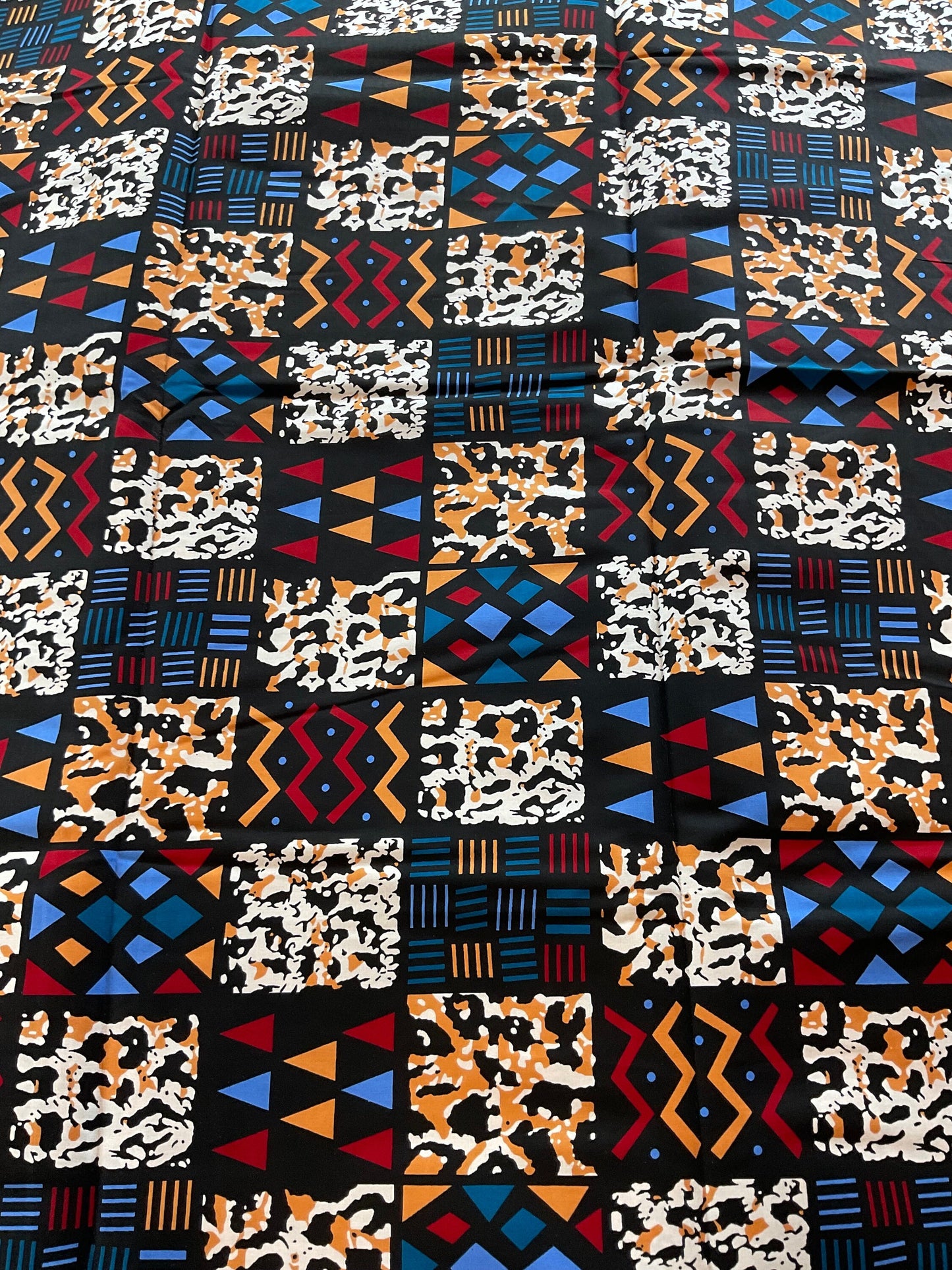 African Fabric/African prints/ Ankara fabric/ Wax print for dress/ African fabric for crafts/ African fabric for quil/MK503