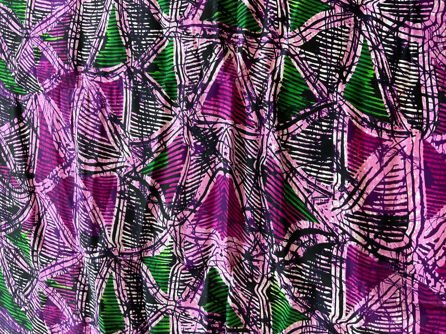 African Fabric/African prints/ Ankara fabric/ Wax print/ African fabric for crafts/ African headwrap/ African clothing/MK908/Pink African F