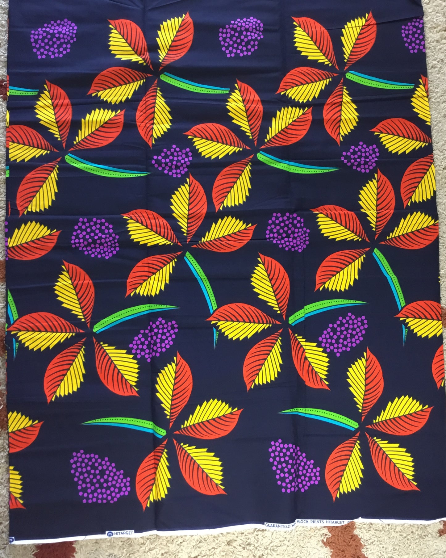 African fabric/Ankara fabric/ Danshiki/Danshiki fabric/African print/African wax/KM103