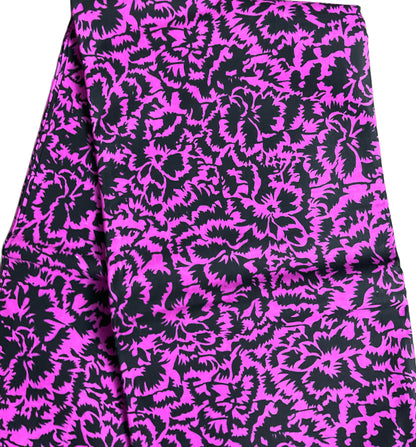 African fabric/Ankara fabric/African print/African Clothings/AK04/African fabric by the yard/Pink and Black