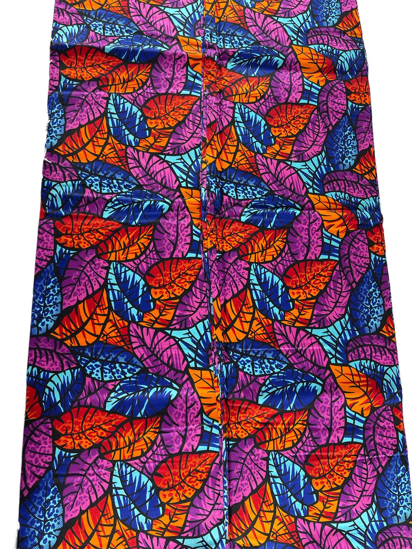 African fabric/Ankara fabric/ Danshiki/Danshiki fabric/African print/Pink and Blue Fabric/KM200