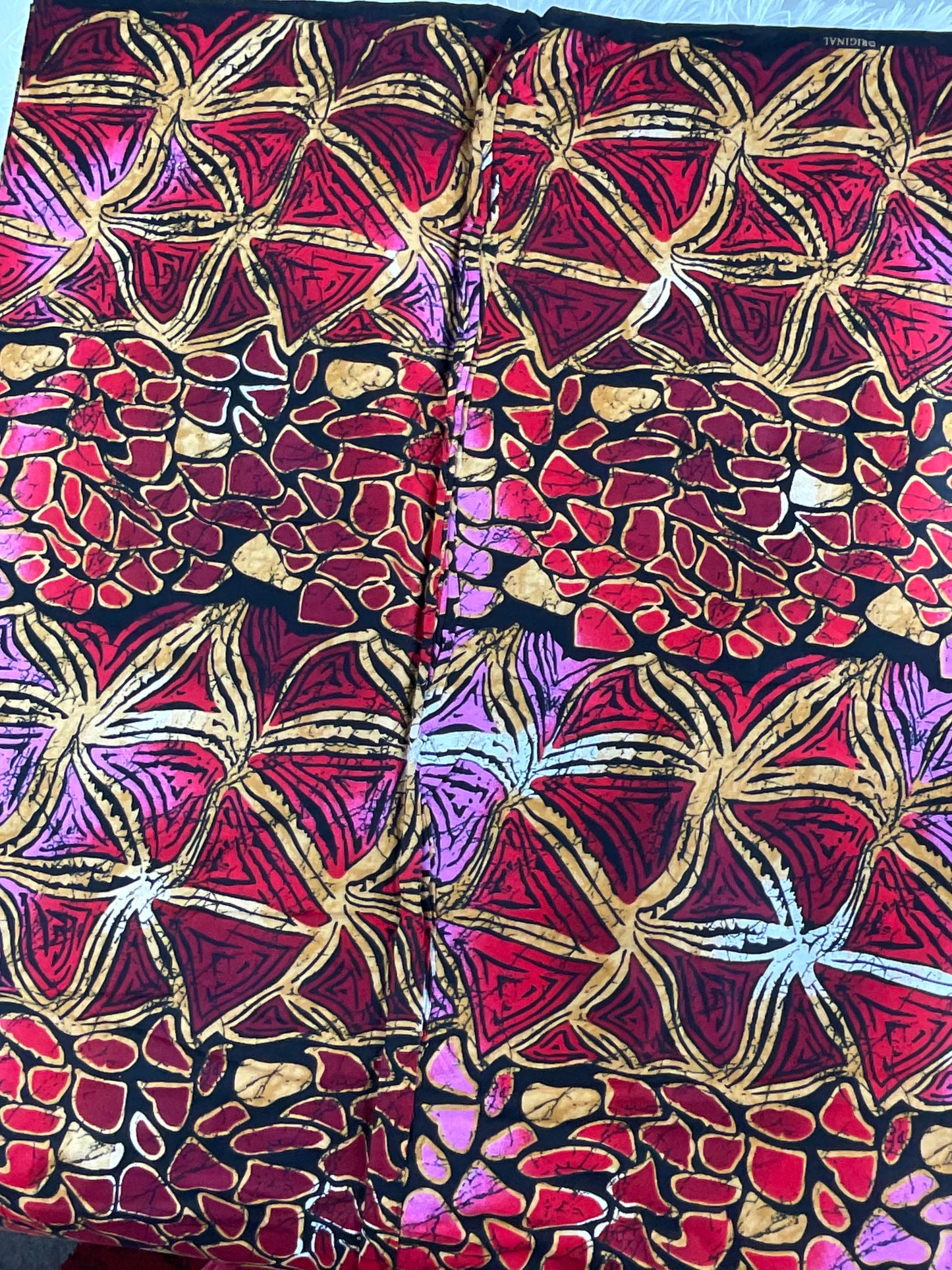 African fabric/African wax/African print fabric/African clothing/Danshiki fabric/Ethnic fabric/KM115