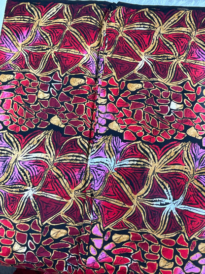 African fabric/African wax/African print fabric/African clothing/Danshiki fabric/Ethnic fabric/KM115