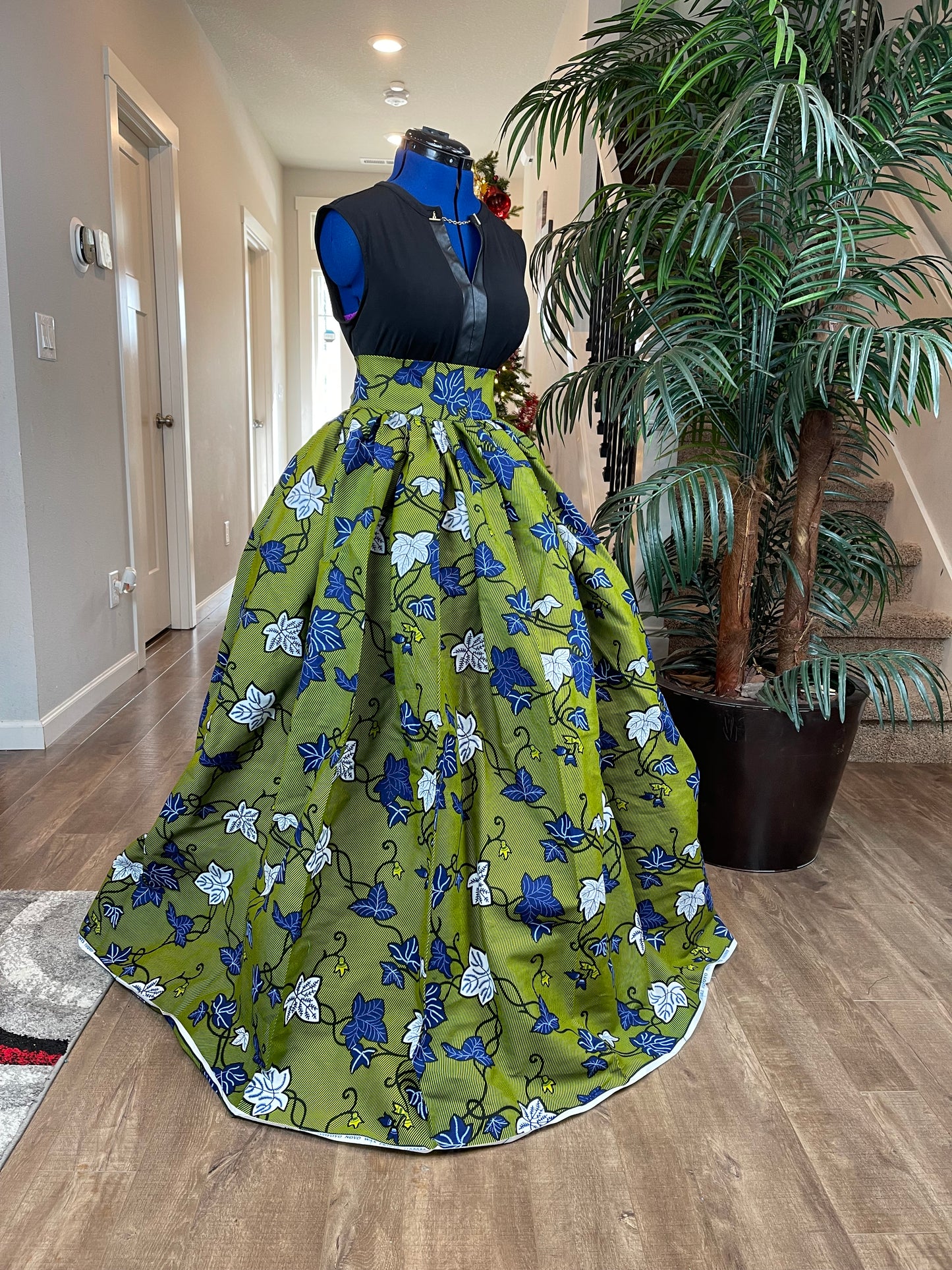 African Clothing /Danshiki Skirt/African Print Skirt/VA26