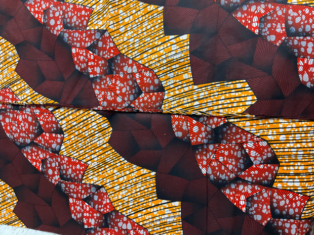 African wax/Ankara fabric/African fabric/ Danshiki/Danshiki fabric/African print/Ankara fabric for dress/ African textile for crafts/African print for sewing/KM64