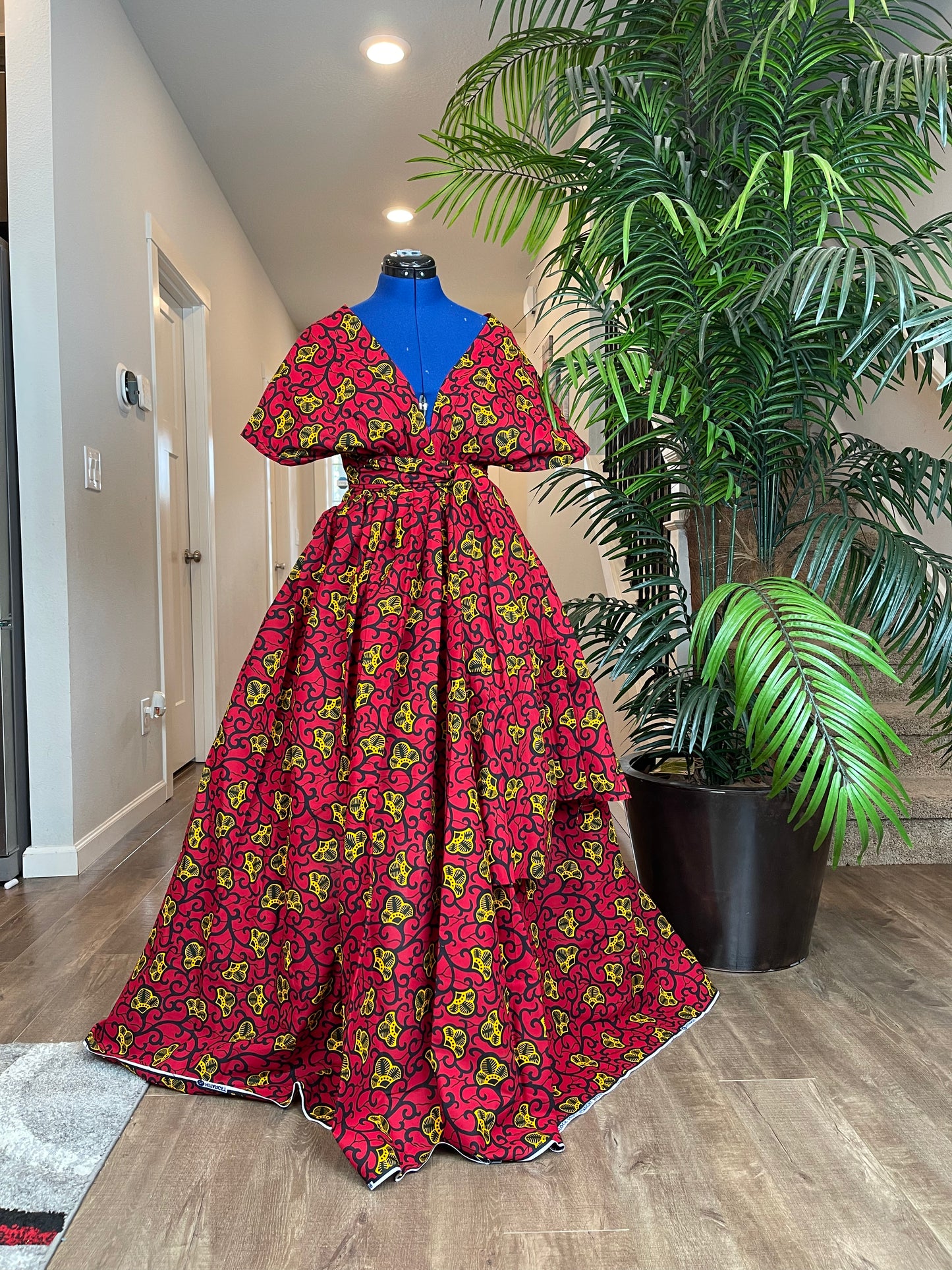 African Dress/Ankara Infinity Maxi Dress/African Clothing