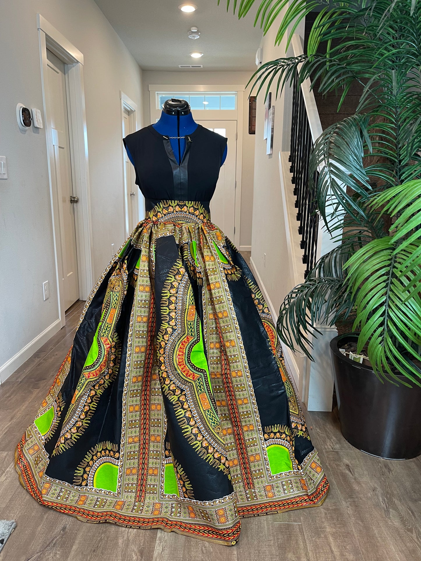 African Skirt/Ankara Skirt/African Clothings/VA13