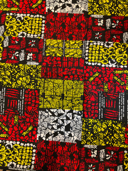 African fabric/Ankara fabric/ Danshiki/Danshiki fabric/African print/African wax/KM106