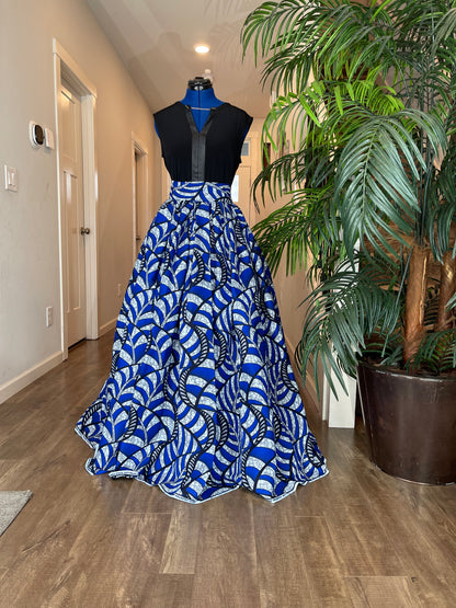 African Skirt/Ankara Skirt/African Clothing For Women/Plus Size Skirt