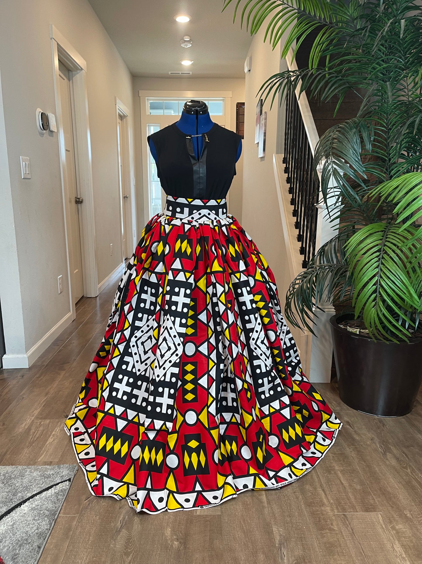 African Skirt/Ankara Skirt/Boho Skirt/VA10