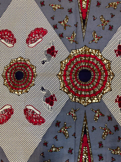 African fabric/Ankara fabric/ Danshiki/Danshiki fabric/African print/Ankara fabric for dress/ African textile for crafts/African Print/KM57/African Fabrics