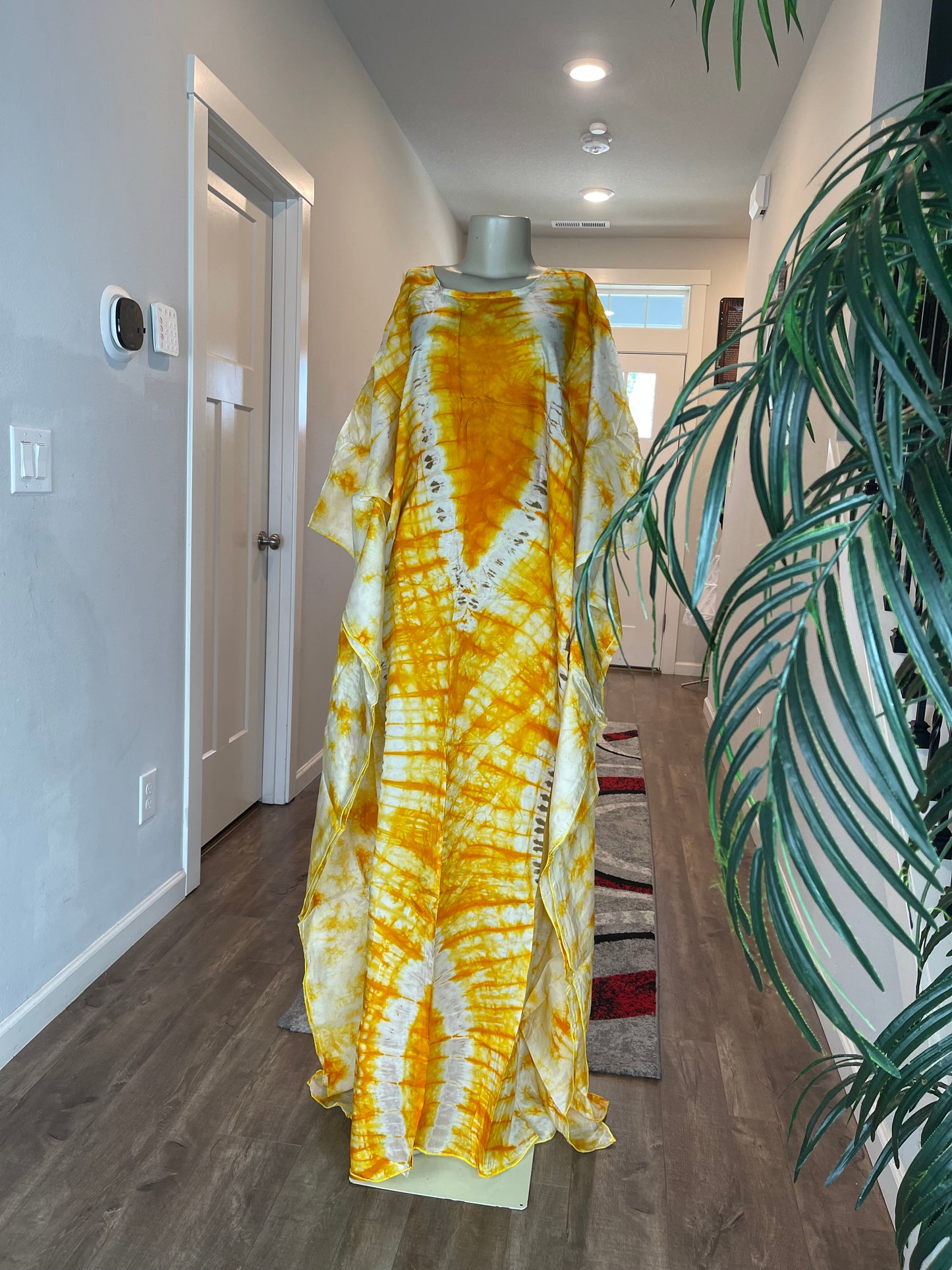 African Silk Kaftan /Plus Size Dress/Resort Dress/African Clothing/