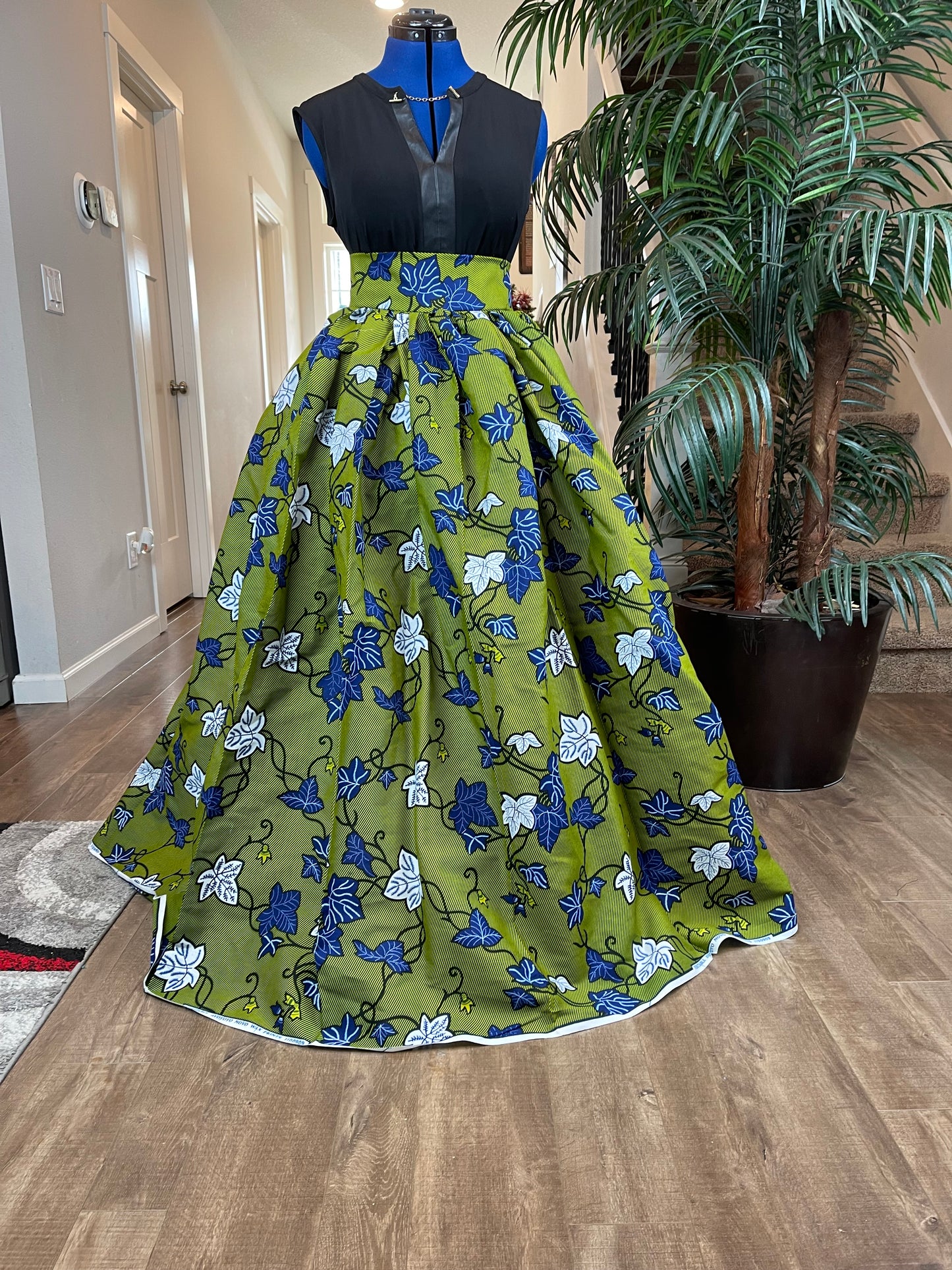 African Clothing /Danshiki Skirt/African Print Skirt/VA26