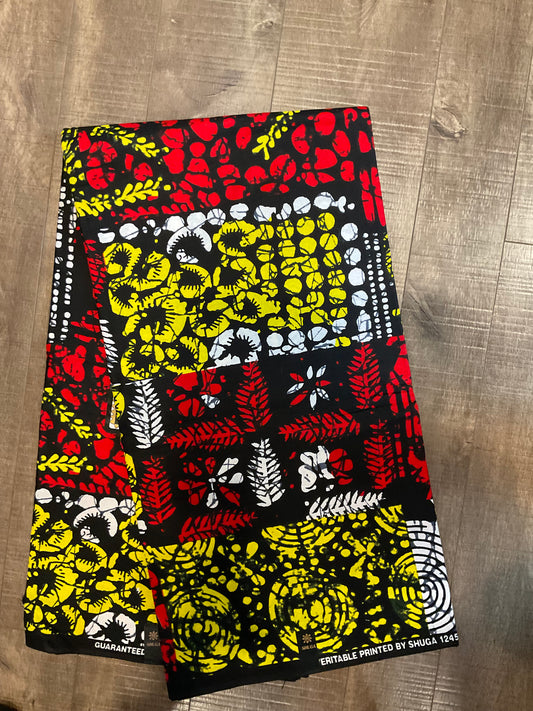 African fabric/Ankara fabric/ Danshiki/Danshiki fabric/African print/African wax/KM106
