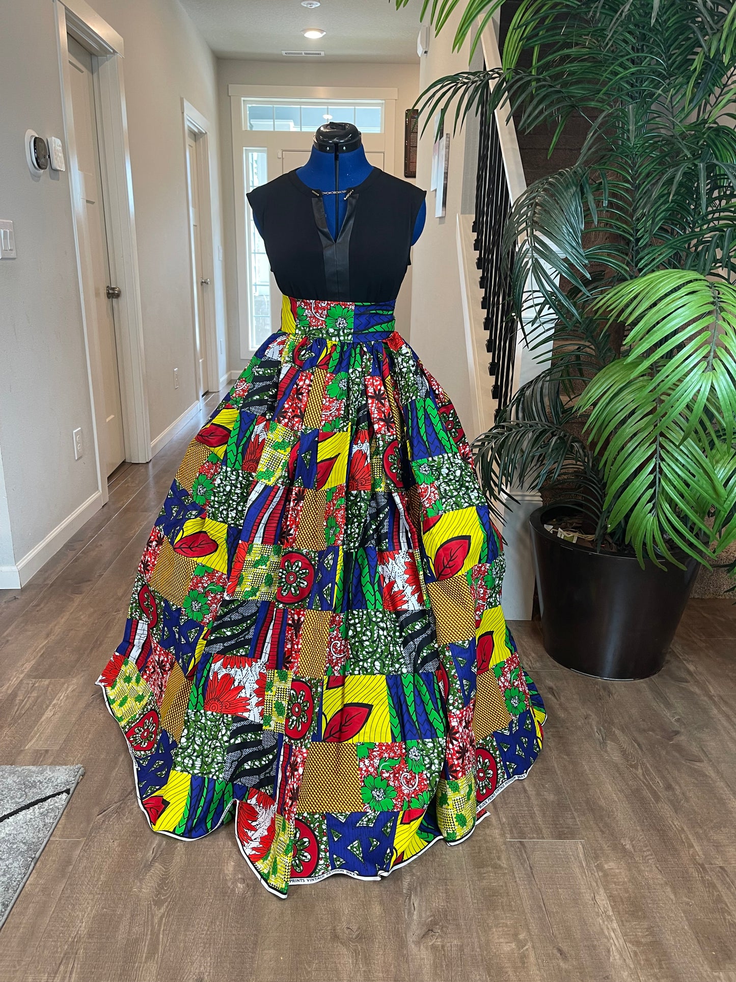 African Women Skirt/Ankara Skirt/Plus Size Skirt/VA11