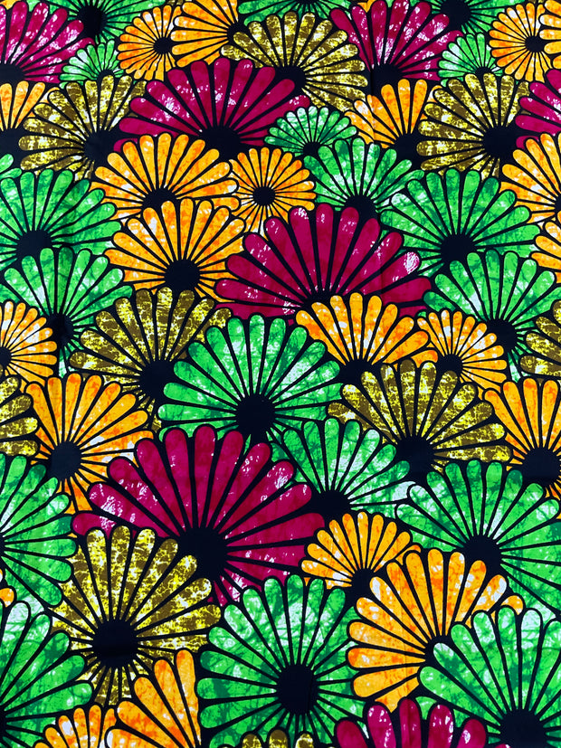 African wax/Ankara fabric/fabric/ Danshiki/Danshiki fabric/African print/Ankara fabric for dress/ African textile for crafts/African print for sewing/KM31A