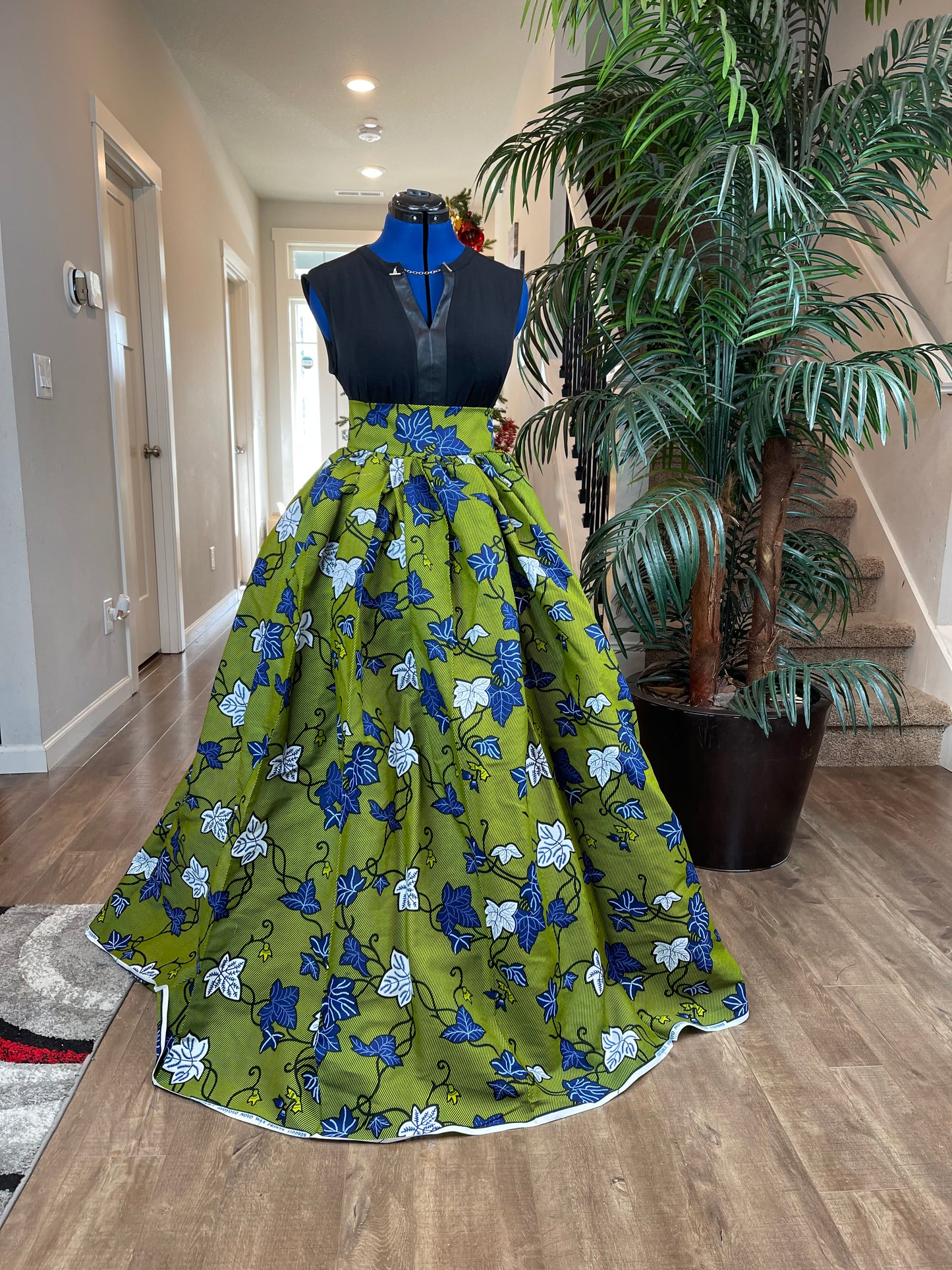African Clothing /Danshiki Skirt/African Print Skirt/VA26