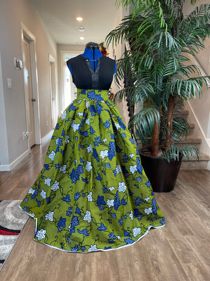 African Clothing /Danshiki Skirt/African Print Skirt/VA26