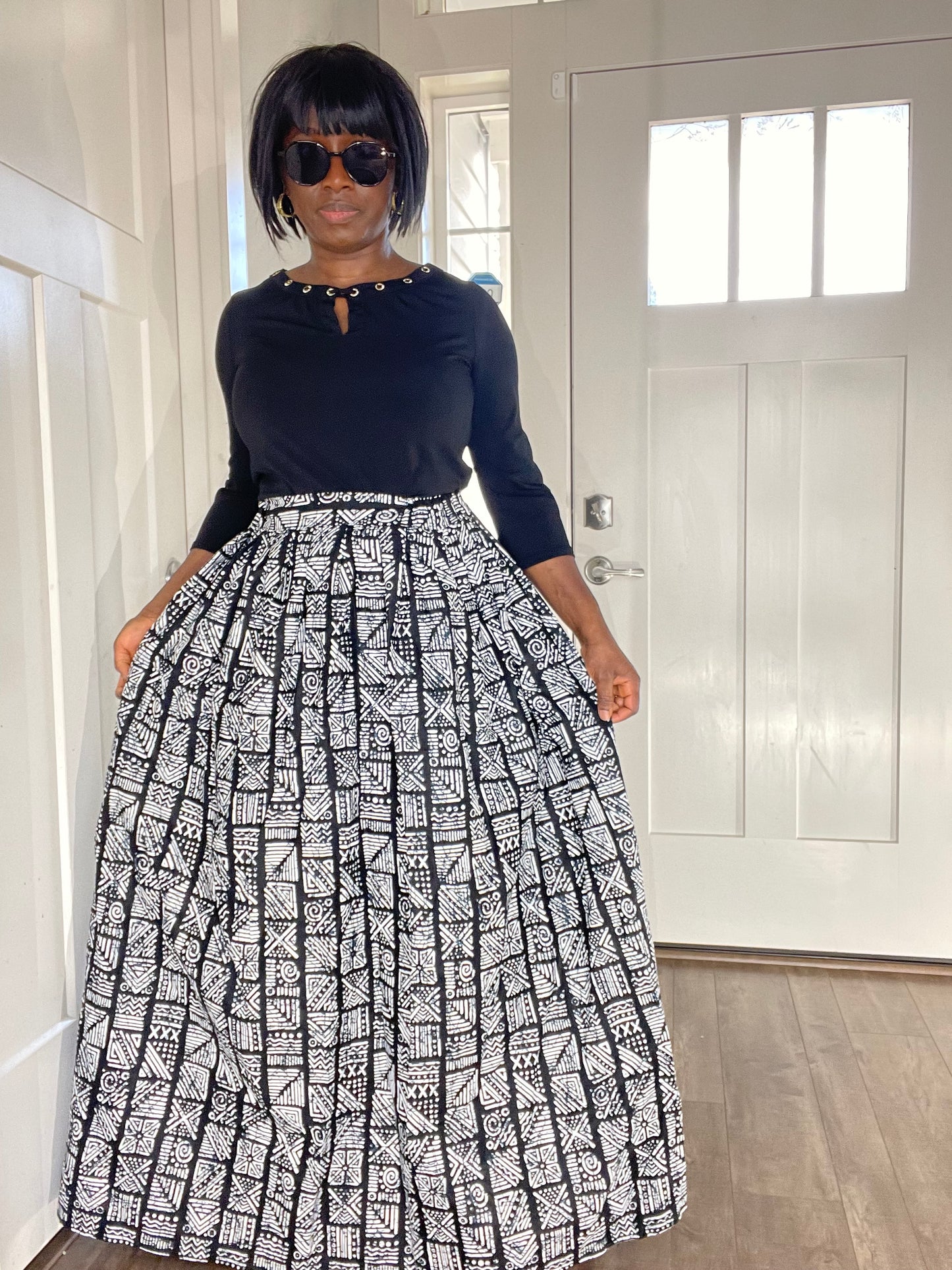 African Skirt/Ankara Skirt/African Clothing For Women/Plus Size Skirt