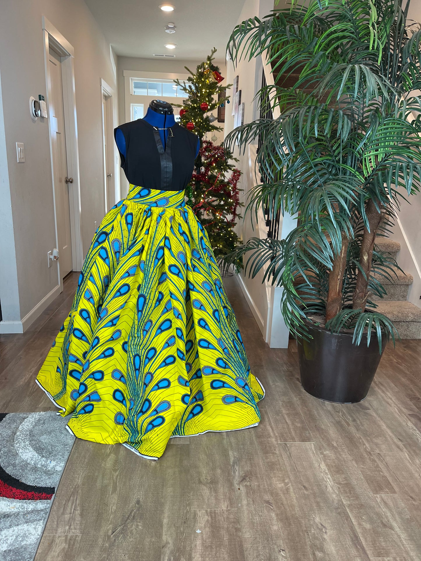African Skirt/Ankara Skirt/African Clothing/VA31