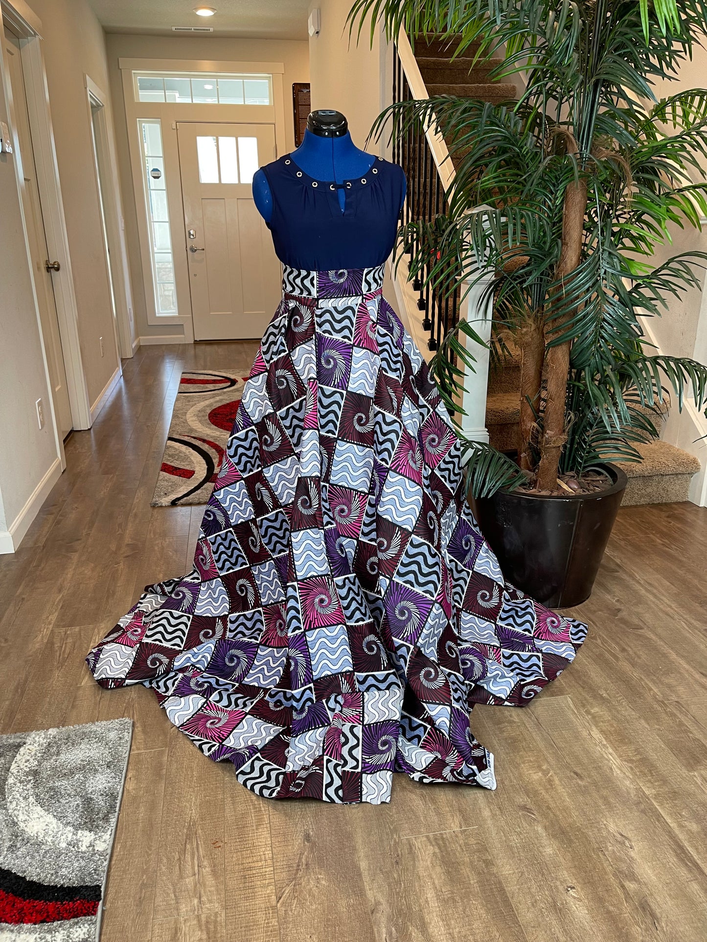 African Skirt/Ankara Skirt/Boho Skirt/VA19