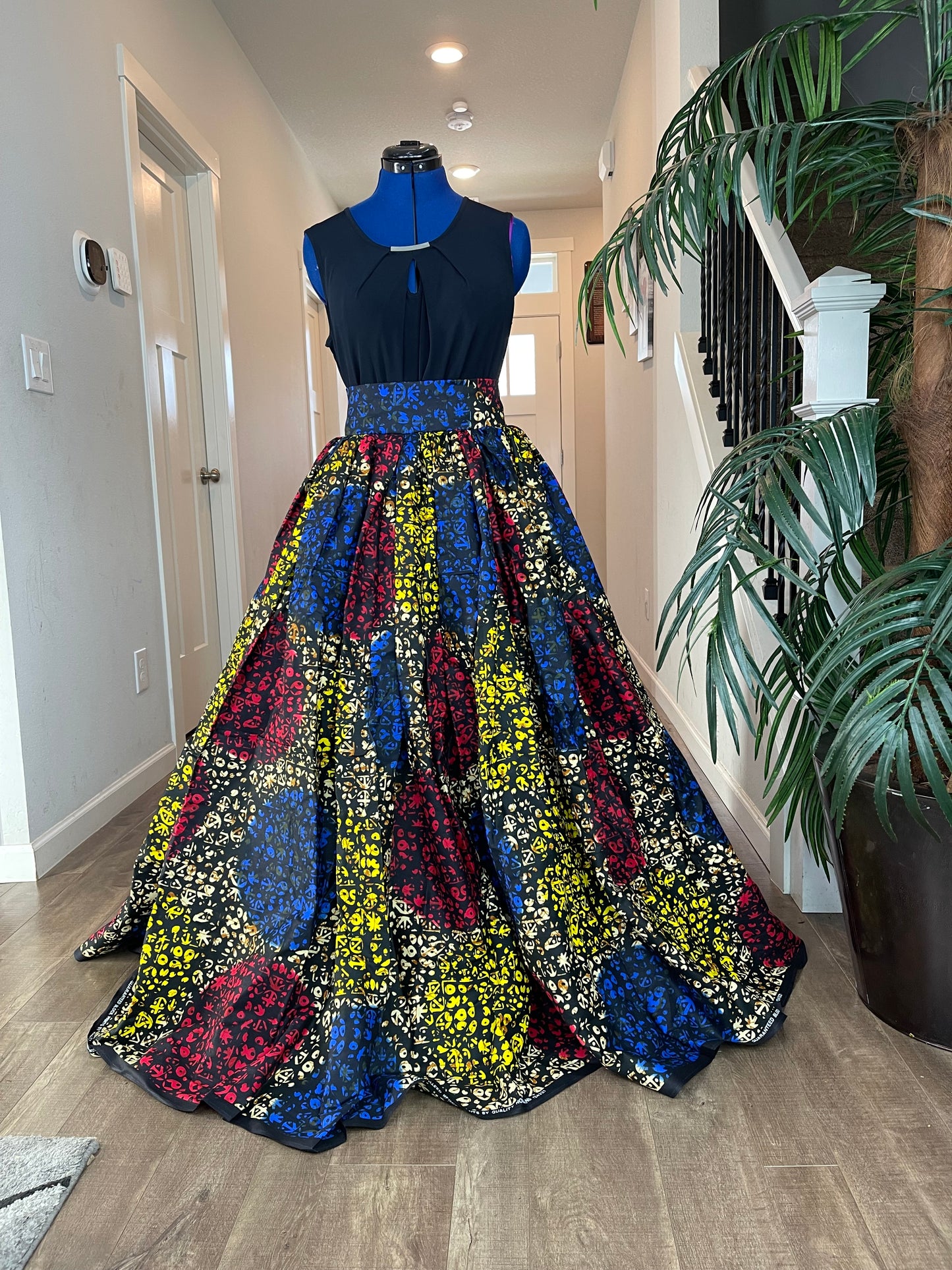 African Skirt/Ankara Skirt/African Clothing For Women/Plus Size Skirt