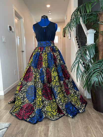 African Skirt/Ankara Skirt/African Clothing For Women/Plus Size Skirt