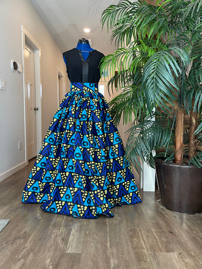 African Skirt/Ankara Skirt/African Clothing For Women/Plus Size Skirt
