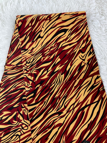 Ankara fabric/African fabric/Ankara fabric/Danshiki fabric/African print/Ankara fabric for dress/ African textile for crafts/Wine and Cream African Fabric/KQ02
