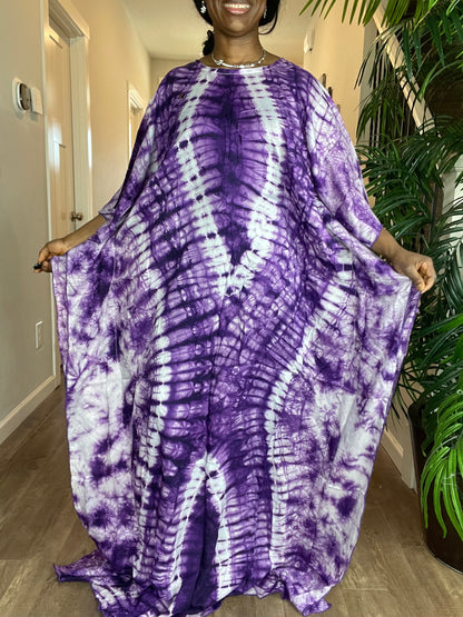 African Silk Kaftan /Plus Size Dress/Resort Dress/African Clothing/