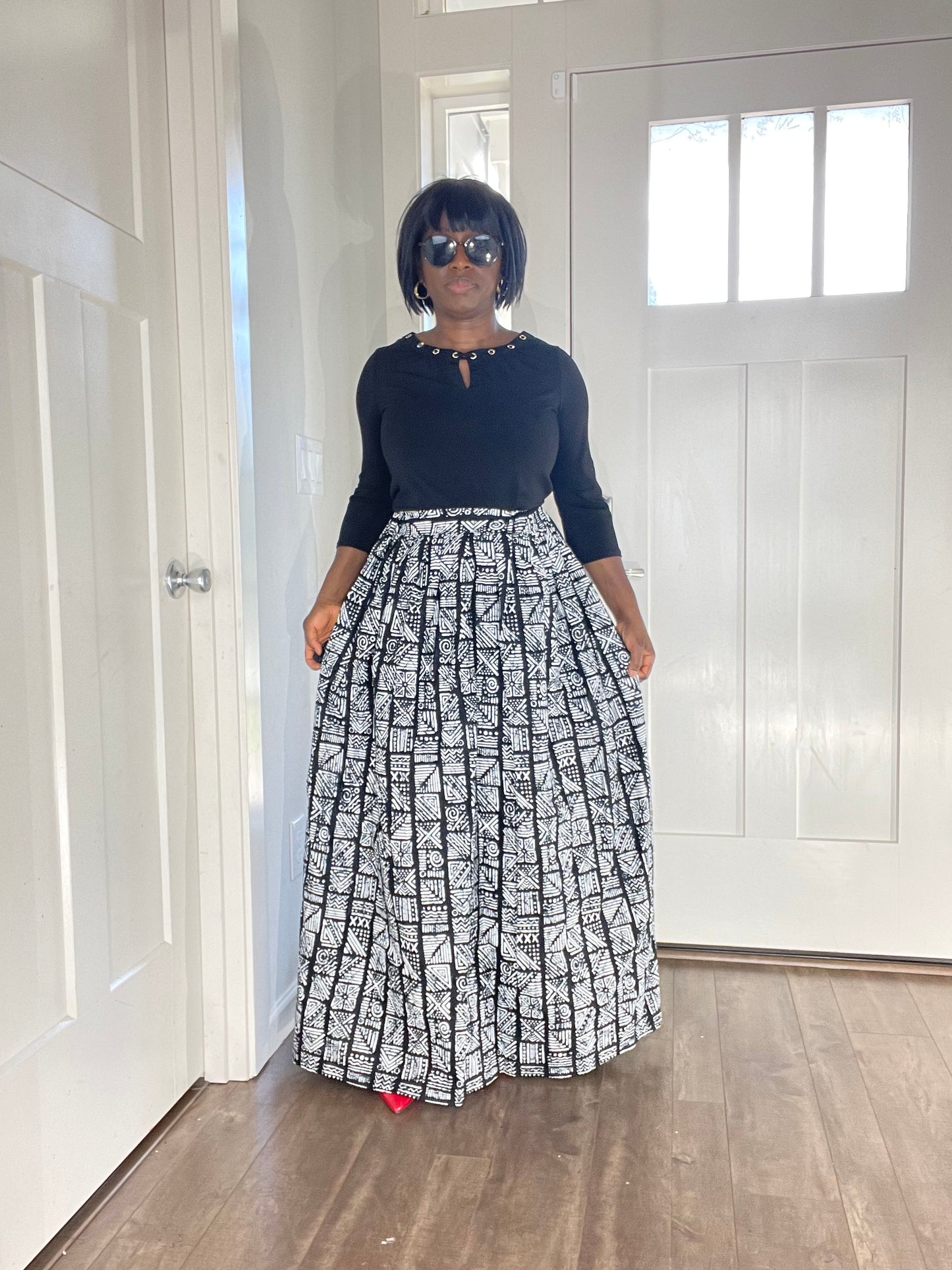 African Skirt/Ankara Skirt/African Clothing For Women/Plus Size Skirt
