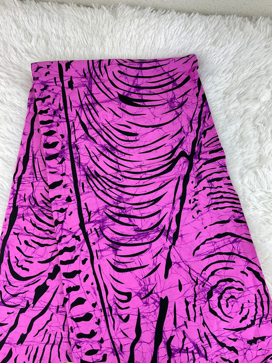 African fabric/Ankara fabric/Ankara fabric/KM109/African Print/African Wax/Pink and Black Ankara