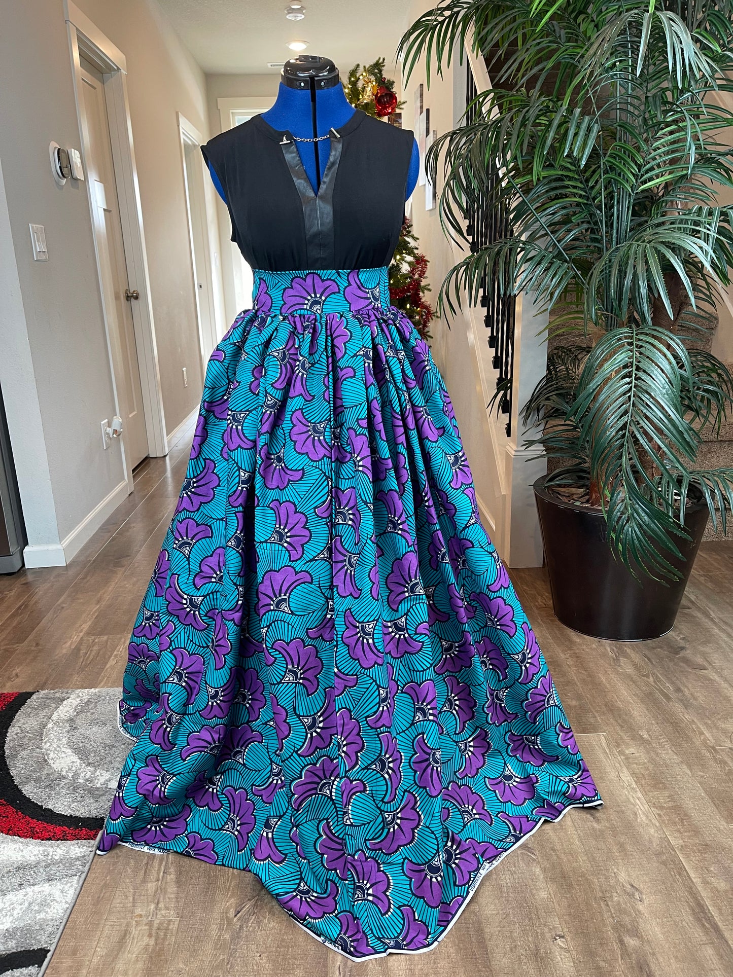 African Clothing /Danshiki Skirt/African Print Skirt/VA27