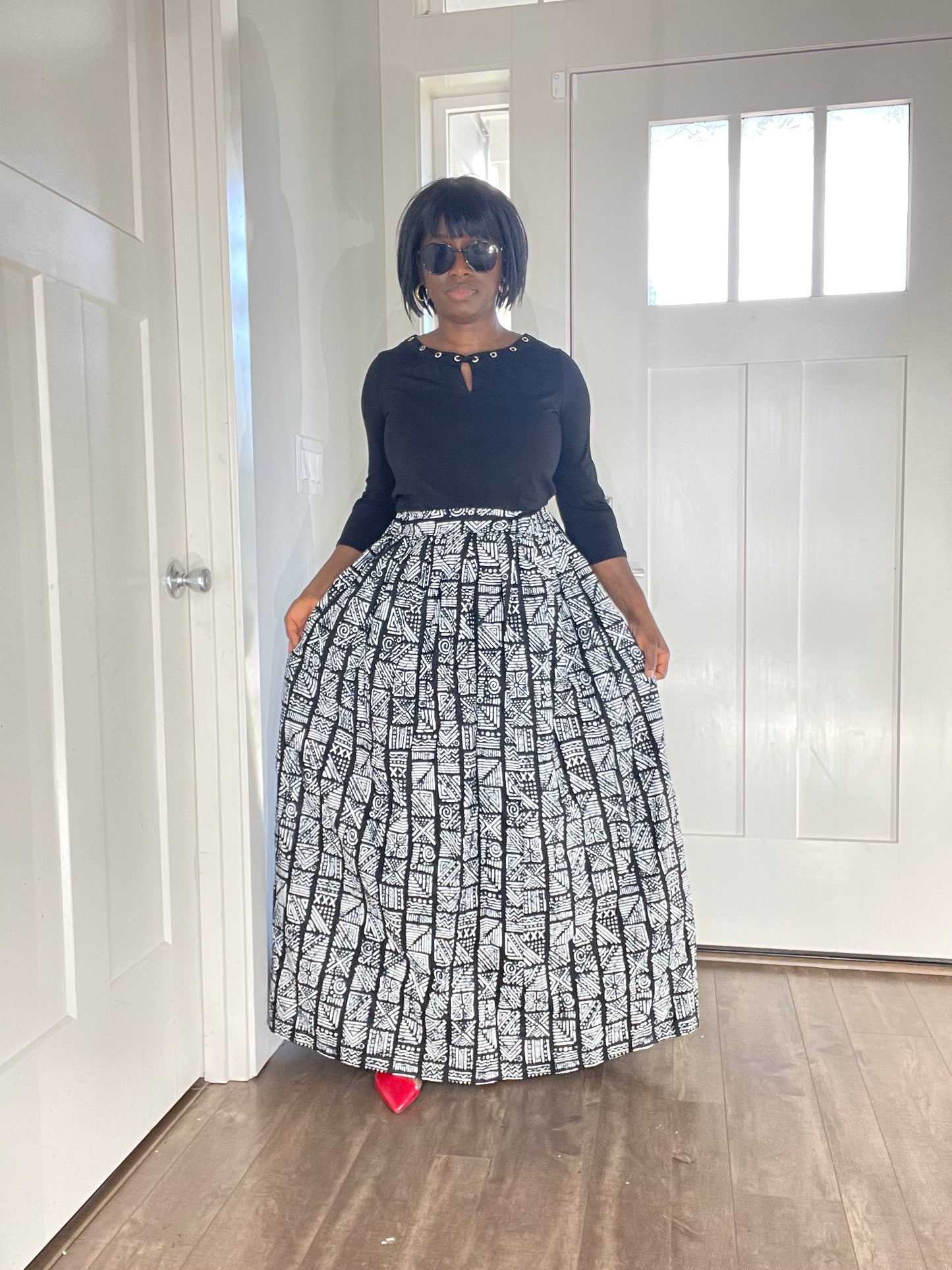 African Skirt/Ankara Skirt/African Clothing For Women/Plus Size Skirt