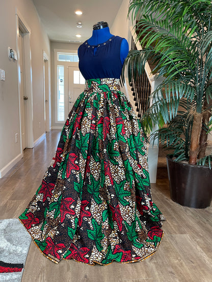 African Skirt/Ankara Skirt/African Clothing/VA23